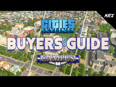 Buyers Guide - Cities Skylines: Campus DLC Feature Overview