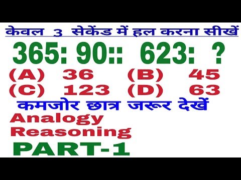 Number analogy/letter analogy, ssadarsyta/ SSC/DSSSB/Railway group D/ bank po/ SSC CGL/ CHSL/ ctet