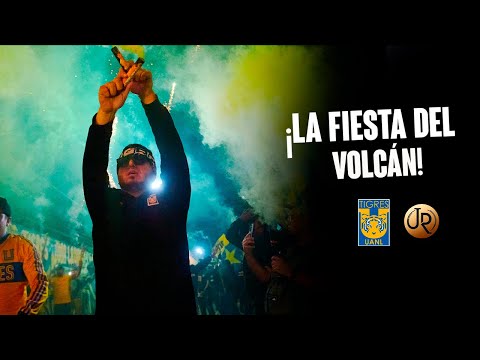 "¡El VOLCÁN ES UNA FIESTA previo a la Semifinal Tigres vs Cruz Azul!" Barra: Libres y Lokos &bull; Club: Tigres