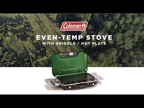Coleman Eventemp Stove With Griddle