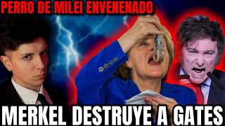 MERKEL apuntó a GATES y MILEI le tiró carne a su cocinero