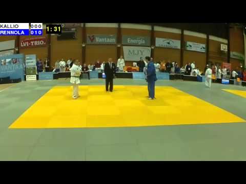 Sovelletun judon SM 2015: SM-90: KALLIO - RENNOLA
