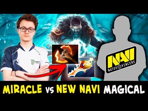 Miracle RAPIER BATTLE FURY Kunkka — vs NAVI new mid Magical