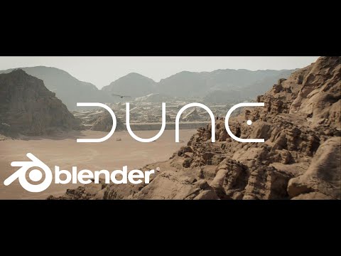 DUNE CINEMATIC RECREATION IN BLENDER