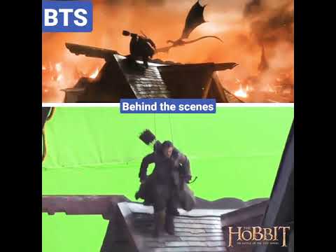 Behind the scenes of  The Hobbit #bts #behindthescenes #filmmaking #bts
