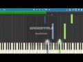 Undertale - Good Night (Piano Arrangement) (Synthesia)
