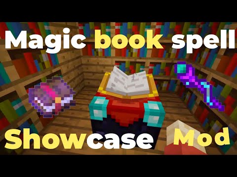 Showcase Mod Magic Book Spell - Minecraft PE
