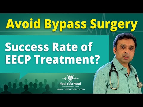 What is the success rate of EECP treatment?