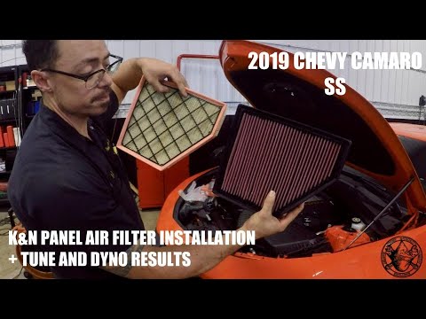 Fluid MotorUnion - 2019 Chevy Camaro SS K&N High Flow Air Filter Installation, Tune and Dyno Results