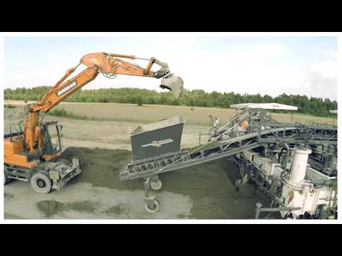 Drogi betonowe - budowa autostrady A1