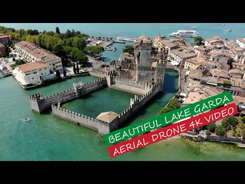 Beautiful Lake Garda (Italy) AERIAL DRONE 4K VIDEO