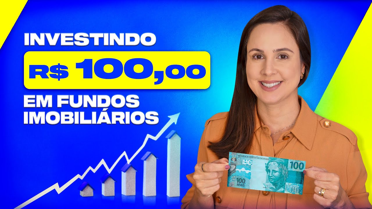 Investindo 100 REAIS EM FUNDOS IMOBILIÁRIOS NA PRÁTICA!