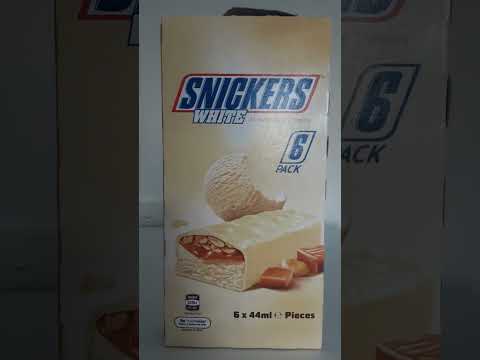 FROZEN Snickers White Choclate Nut #shorts