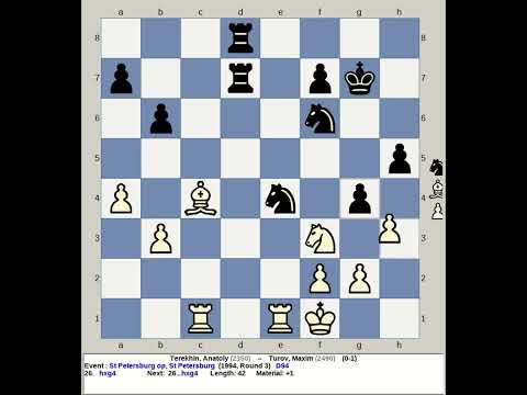 Terekhin, Anatoly vs Turov, Maxim | St Petersburg Chess Open 1994, Russia