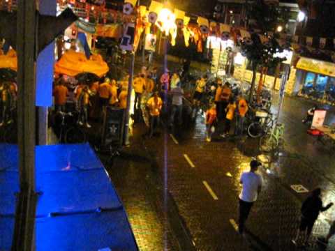 De ontlading na de gewonnen penalty reeks