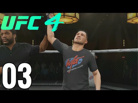 UFC 4 Featherweight Career Mode Walkthrough Part 3 - RUNNING THROUGH THE WFA!