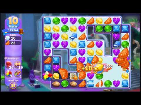 Wonka's World of Candy Level 724 - NO BOOSTERS + FULL STORY 🍫 | SKILLGAMING ✔️