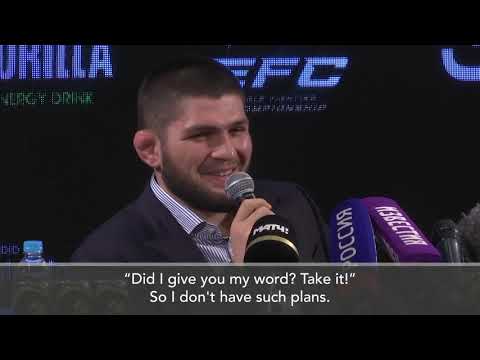 'I Am Not Coming Back' - Khabib Nurmagomedov Confirms He Retired For Good