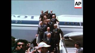 Saddam Hussein in France, Iraq Visit By Soviet Premier Kosygin, Saddam Hussein Opens The Symposium O