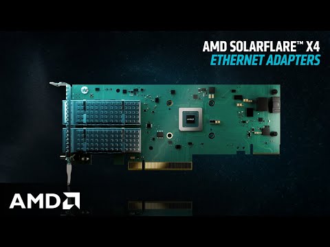 Power your capital markets with the new AMD Solarflare™ X4 Series Low-Latency Ethernet Adapters