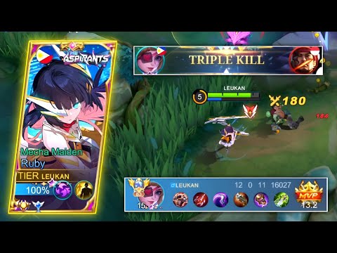 RUBY 100% UNSTOPPABLE!🔥RUBY BEST BUILD 2023