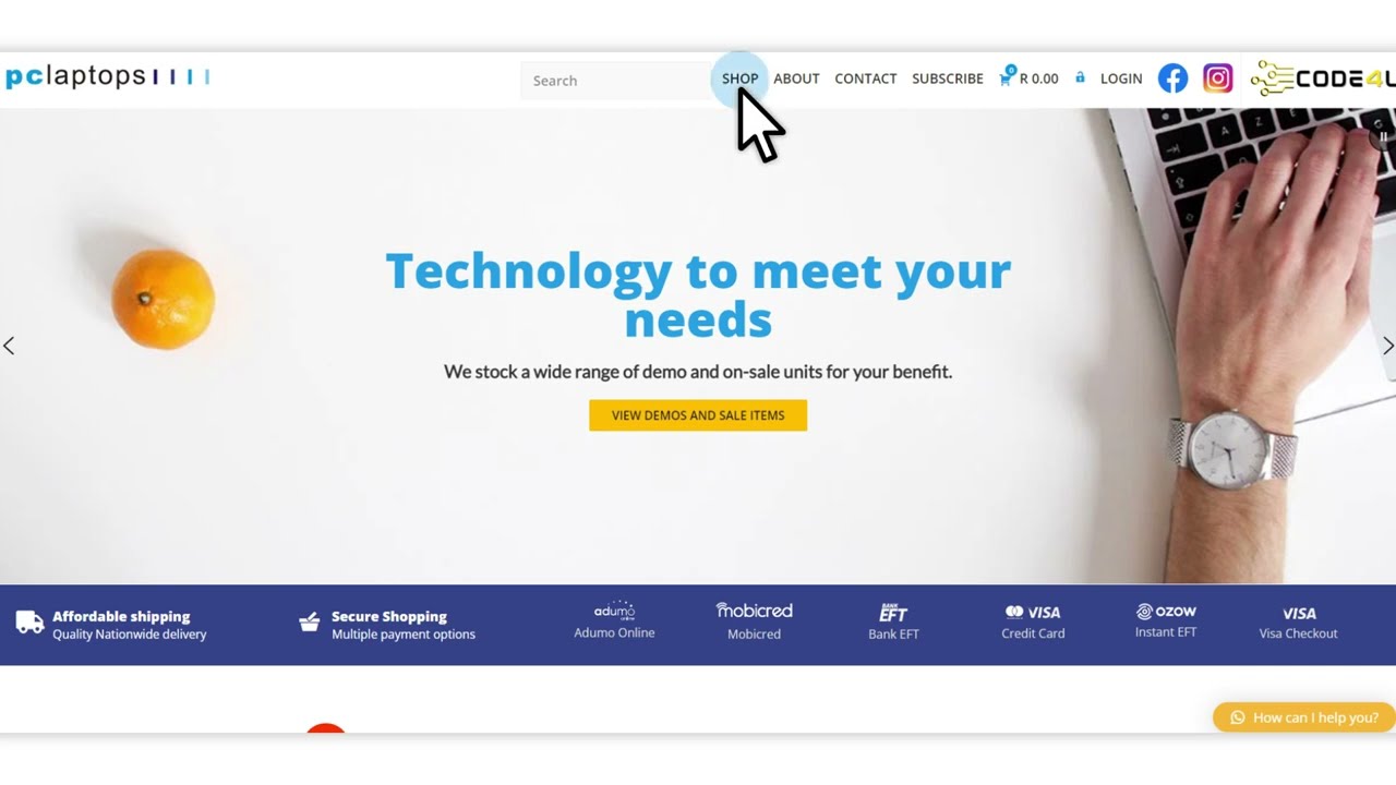 How to Shop Online at PC Laptops!