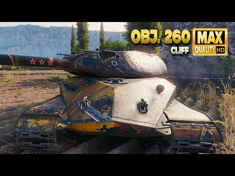 Obj. 260: Domination, smart play on map Cliff - World of Tanks