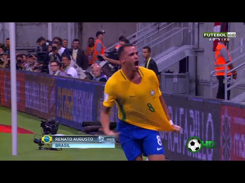 Brasil vs Uruguai - Gol Do Renato Augusto - Eliminatórias Da Copa - 25/03/2016 - Futebol HD