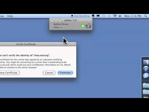 [how-to] iChat Setup