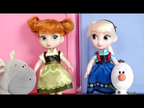 elsa mini animator doll playset
