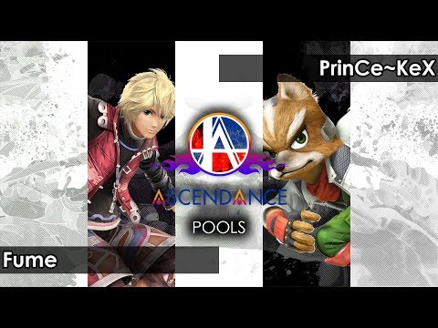 Smash 4: ←/ | Fume (Shulk) V PrinCe~KeX (Fox) - Ascendance 68 Tournament SSB4