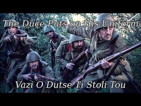 Vazi O Dutse Ti Stoli Tou (The Duce Puts on His Uniform) - Greek War Song