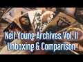 Neil Young Archives Vol. II unboxing and comparison with Vol. I