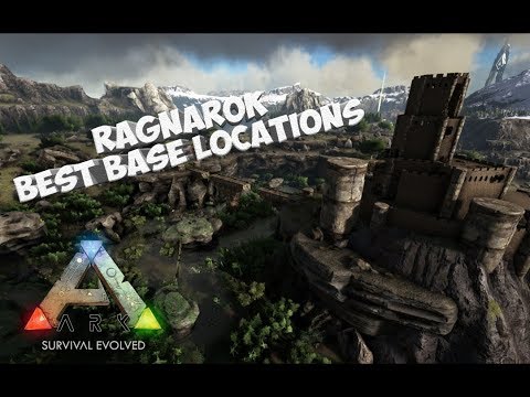 ARK Ragnarok Top Best Base Locations! - Map Showcase (PvP/PvE)