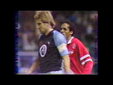 AS MONACO-FC BRUGES 8EME FINALE RETOUR COUPE D'EUROPE DES CLUBS CHAMPIONS 1988-1989 VF