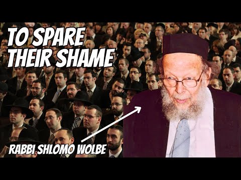 Unbelievable! Rabbi Shlomo Wolbe’s Response to a Painful Shiur Interruption - Rabbi Epstein STORY