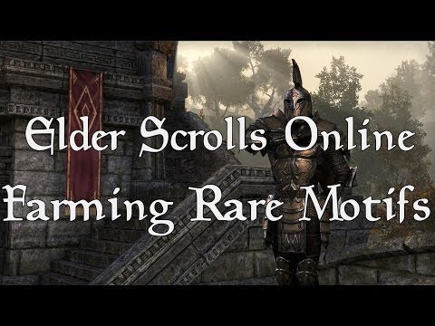 Easy Elder Scrolls Online Rare Motif Farming! Barbaric/Primal (After Patch,Aldmeri Dominion)