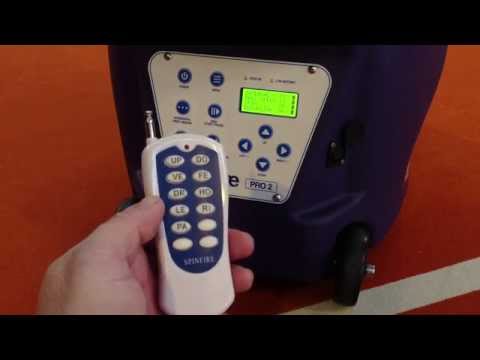 Spinfire Pro 2 Tennis Ball Machine  (@David lloyd) introduction & basic settings