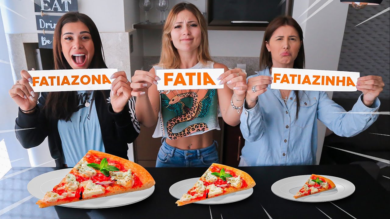 FATIA, FATIAZINHA OU FATIAZONA!! (PIZZA)