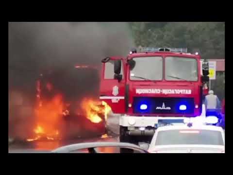 Autobus u plamenu - Ripanj - Beograd, Voždovac