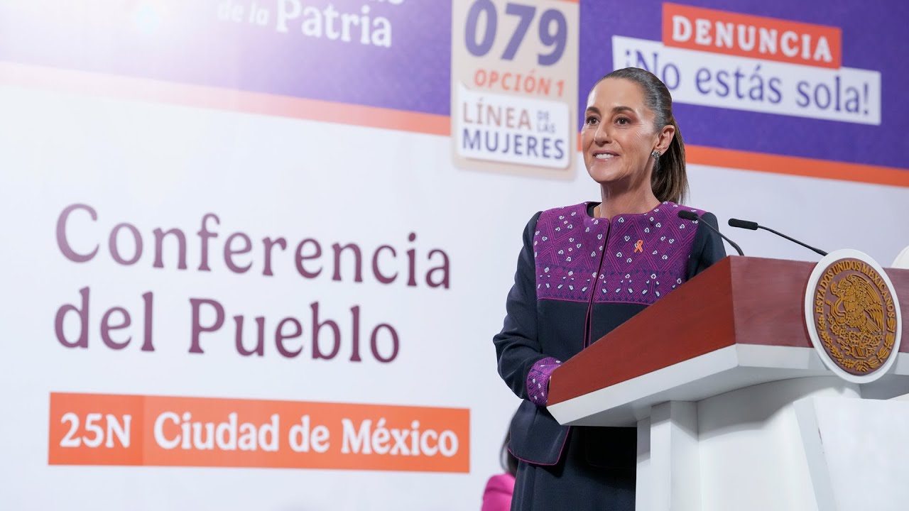 Mañanera de Claudia Sheinbaum del 25 de noviembre de 2025