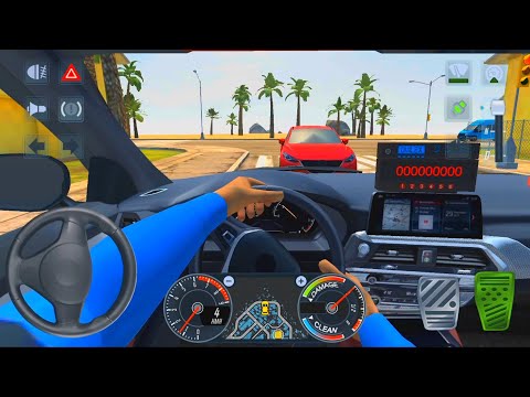 BMW X6 SUV CAR CAB DRIVER - City Car Driving Games Android iOS - Taxi Sim 2020 Gameplay