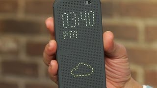 HTC One M8 Originele Dot View Flip Case Hoesje HC M100 Zwart Hoesjes