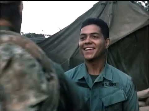 Sgt Anderson meets Alberto (Roo) Ruiz in the pilot episode of Tour of Duty