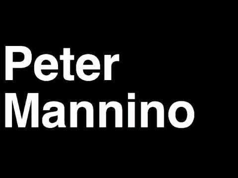 How to Pronounce Peter Mannino Winnipeg Jets NHL Hockey Player Runforthecube