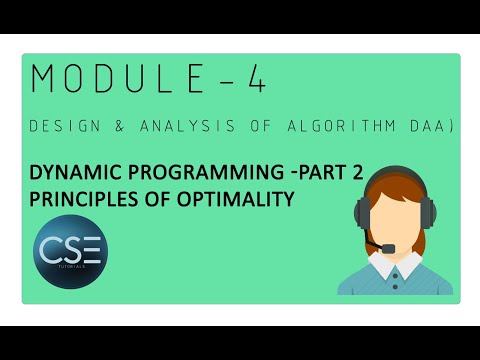 Principles Of Optimality In  Dynamic Programming - Part 2 (Module 4)