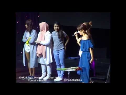 170728 Park ShinHye Fun Meet and Concert in Manila