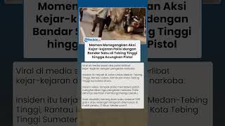 Detik-detik Polda Sumut Bekuk 3 Bandar Sabu di Tebing Tinggi, Sempat Kejar-kejaran di Jalan Lintas