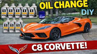 C8 Corvette Stingray Oil Change DIY