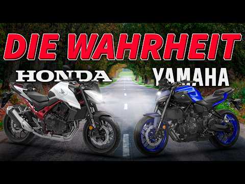 HONDA HORNET 750 2025 VS YAMAHA MT 07 2025